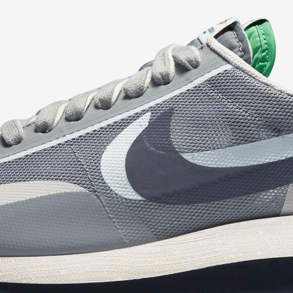 7M/8.5W - [NEW] Men's Nike LDWaffle x sacai x CLOT Shoes Grey DH3114-001 - Picture 8 of 9